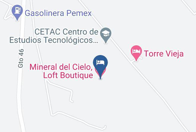 San Luis De La Paz - Mineral Del Cielo Loft Boutique Maps