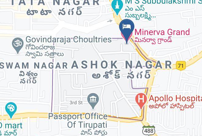 Tirupati - Minerva Grand Maps