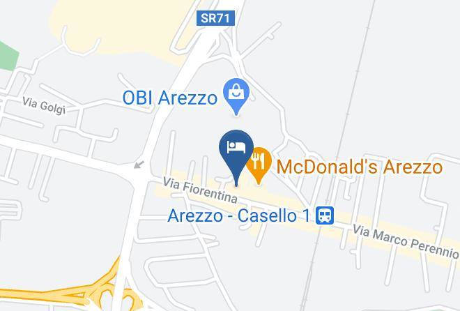 Arezzo - Minerva Hotel Arezzo Maps