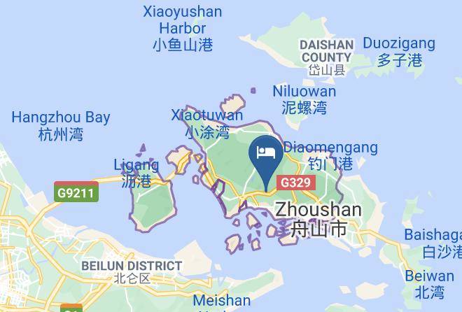 Zhoushan - Ming Xin Hotel Maps