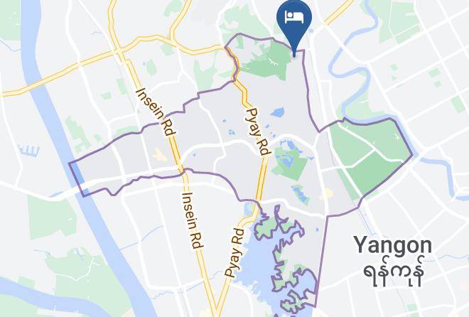 Yangon West - Mingalarba Sweet Hotel Maps