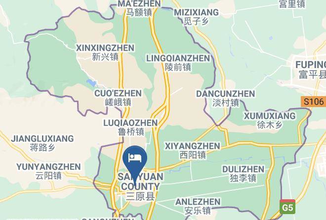 Xianyang - Mingdeting Hotel Maps