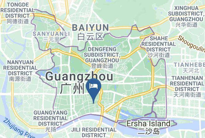 Guangzhou - Mingdian Business Hotel Dongguan Humen Maps