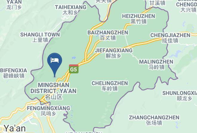 Yaan - Mingdu Garden Hotel Maps