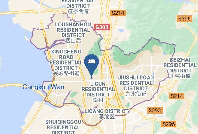 Mingdu Gloria Plaza Hotel Qingdao Map