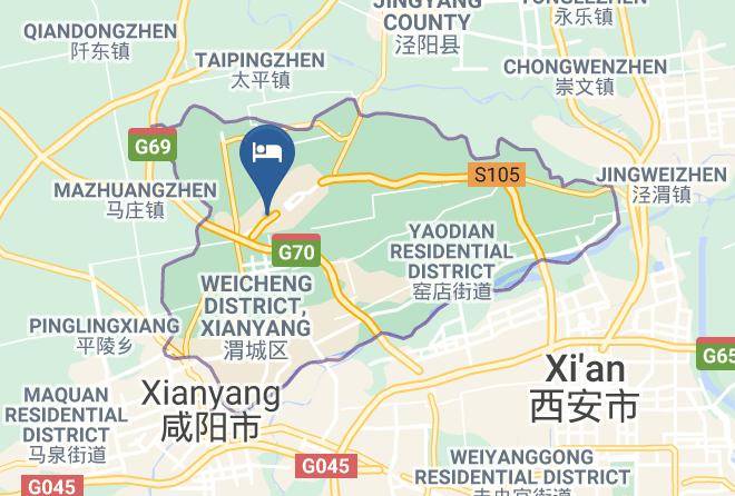 Xianyang - Minghao Express Hotel Xi'an Maps