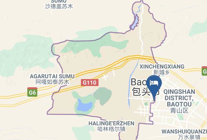 Baotou - Minghao Hotel Maps