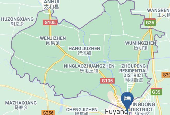 Fuyang - Mingjia Hotel Maps