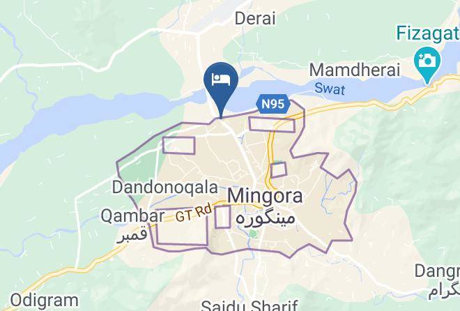 Peshawar - Mingora Bypass Hotel Swat Maps