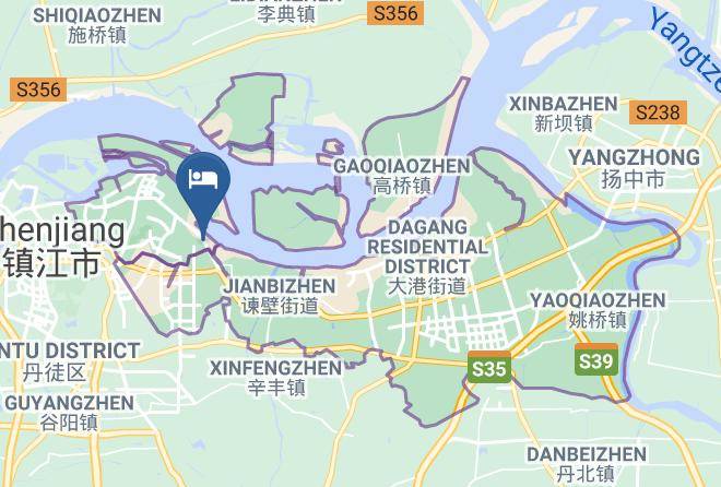 Zhenjiang - Mingshang Hotel Maps
