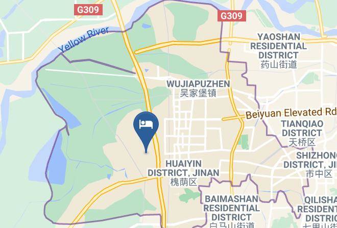 Ji Nan - Mingshangju Business Hotel Maps