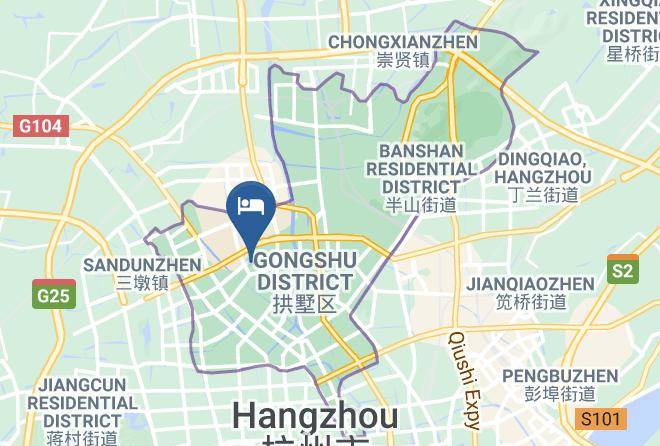 Hangzhou - Mingtai Commercial Hotel Maps