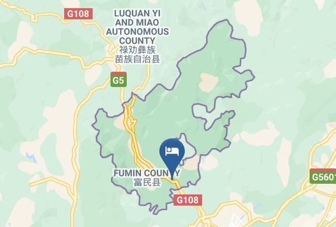 Kunming - Mingxiyuan Hot Spring Resort Maps