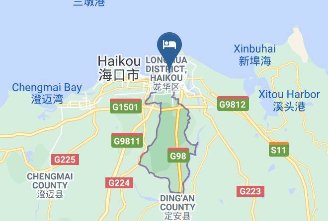 Mingyang Hotel Haikou Map