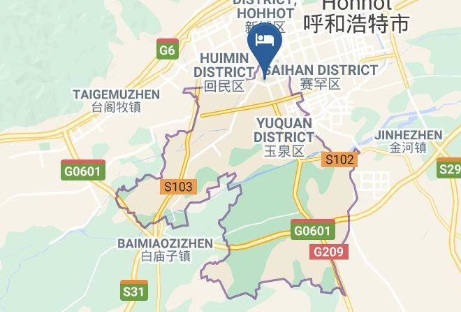 Hohhot - Mingyue Business Hotel Maps