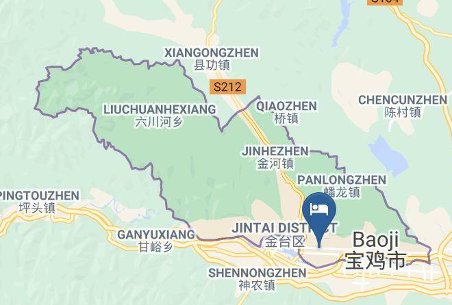 Baoji - Mingyue Express Hotel Maps
