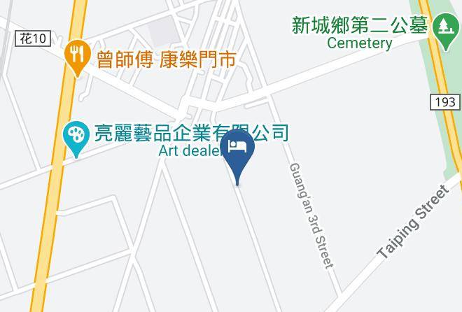 Mini B&b Mapa - Taiwan - Hualiennty