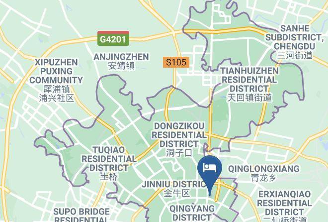 Chengdu - Mini Empression Theme Hotel Maps