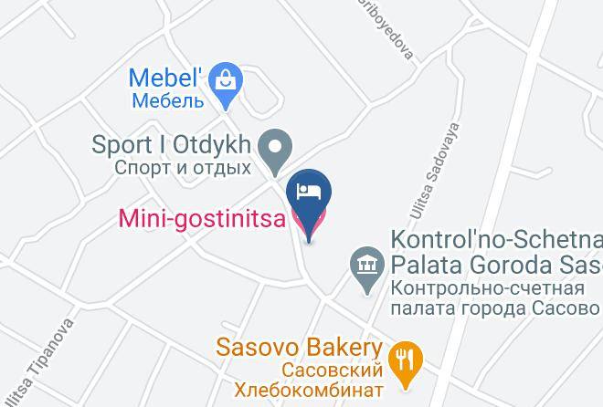 Sasovo - Mini Gostinitsa Maps