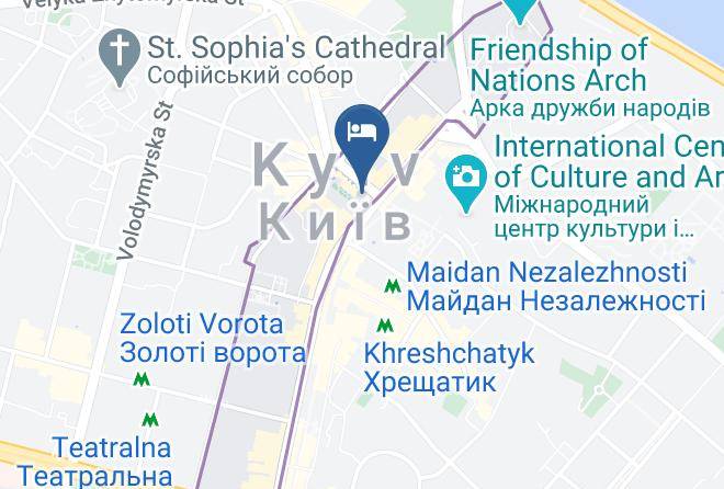 Kyiv - Mini Holels Maps