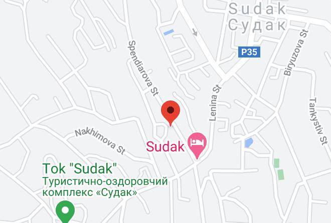 Sudak - Mini Hotel Adore Maps