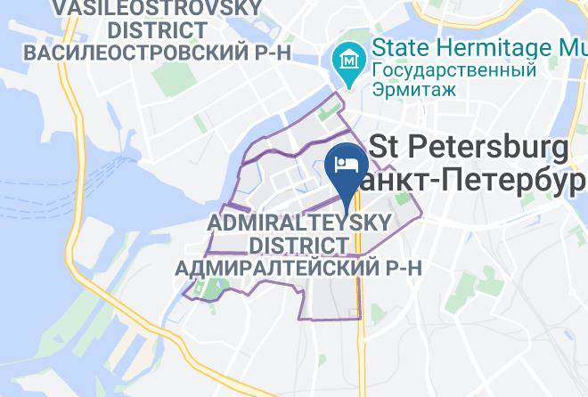 Saint Petersburg - Mini Hotel Alegria Maps