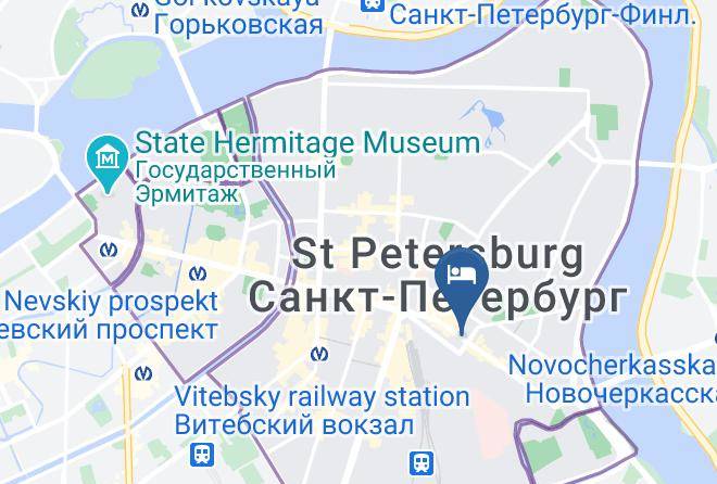 Saint Petersburg - Otel' Nevskiy 111 Maps