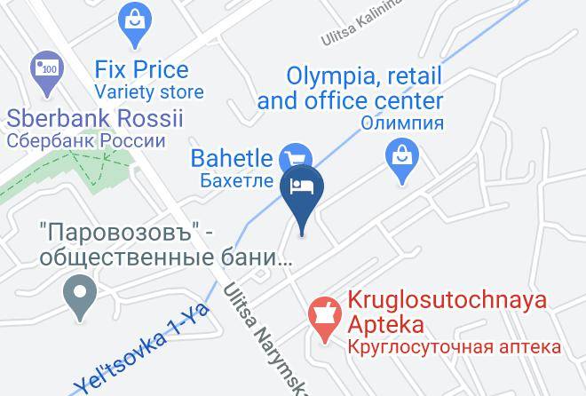 Novosibirsk - Mini Hotel Alliance Maps