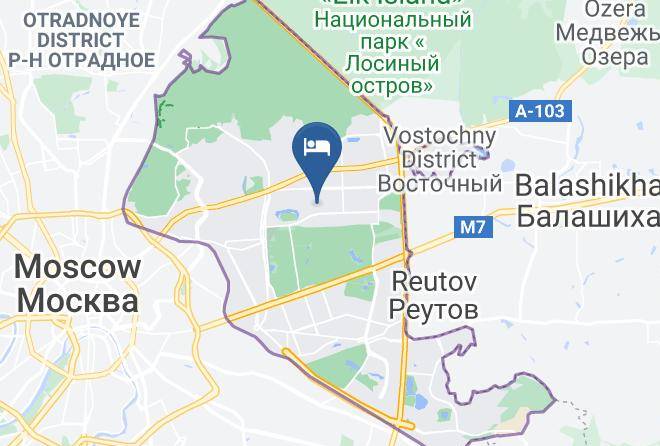 Moscow - Mini Hotel Alteya Maps