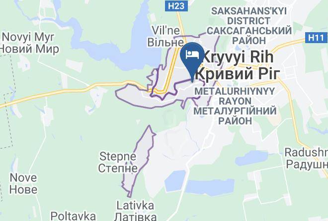 Kryvyi Rih Raion - Mini Hotel Business Class Maps