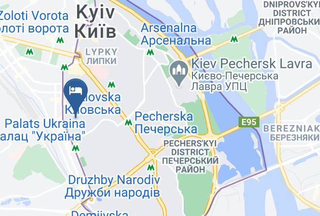 Kyiv - Mini Hotel Caravaggio Maps