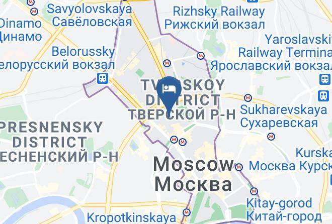 Moscow - Mini Hotel Chekhov On Tverskaya Maps