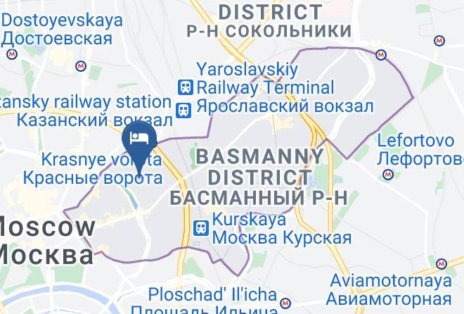Moscow - Mini Hotel Chistoprudnyj Maps