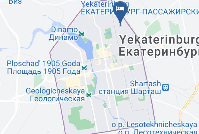 Yekaterinburg - Mini Hotel De Gennin Maps
