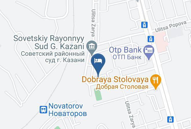 Kazan - Mini Hotel Druzhba Maps