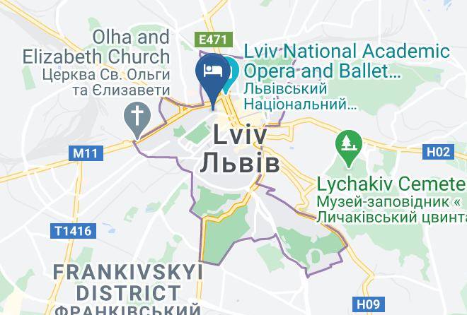 Lviv - Mini Hotel Freedom Maps
