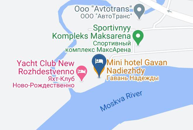 Zhukovskiy - Mini Hotel Gavan Nadiezhdy Maps