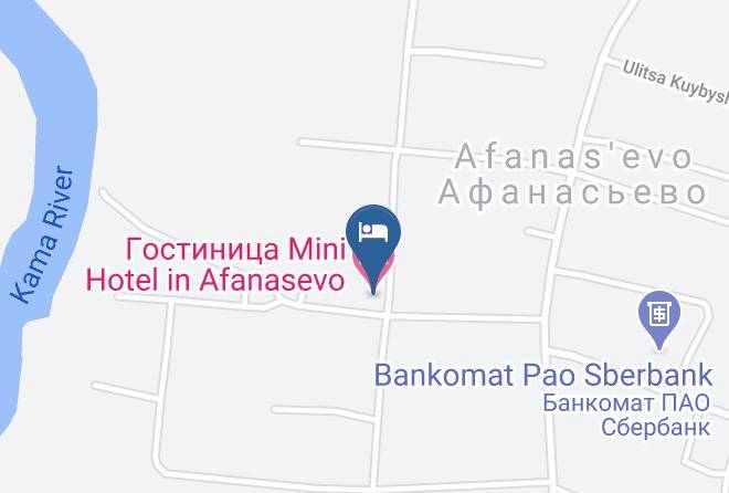 Afanasyevsky District - Mini Hotel In Afanasevo Maps