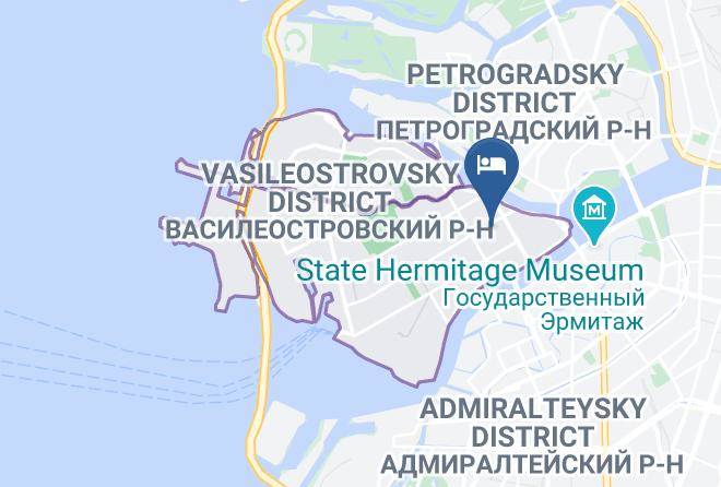 Saint Petersburg - Mini Hotel Kapitel Maps