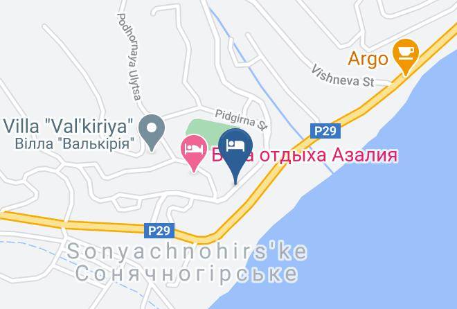 Alushta - Mini Hotel Katyusha Maps