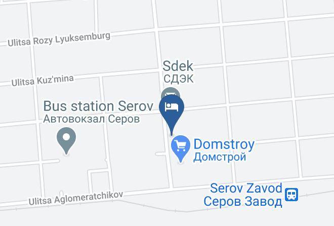 Serov - Mini Hotel Kolizei Maps