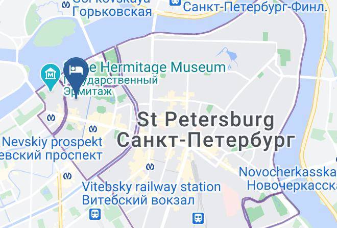 Saint Petersburg - Mini Hotel Labirint Mudretsa Maps