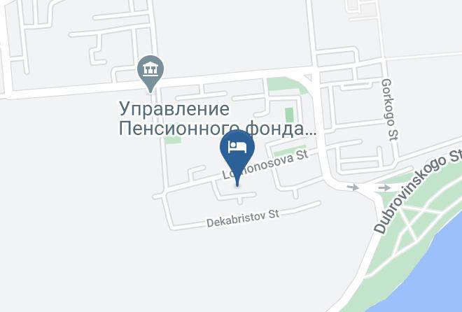 Krasnoyarsk - Mini Hotel Lomonosov Maps