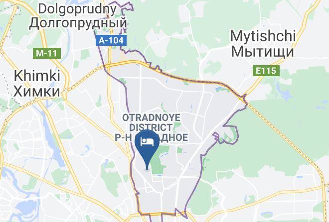 Moscow - Mini Hotel Marfino Maps