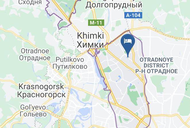 Moscow - Mini Hotel Mercury Maps