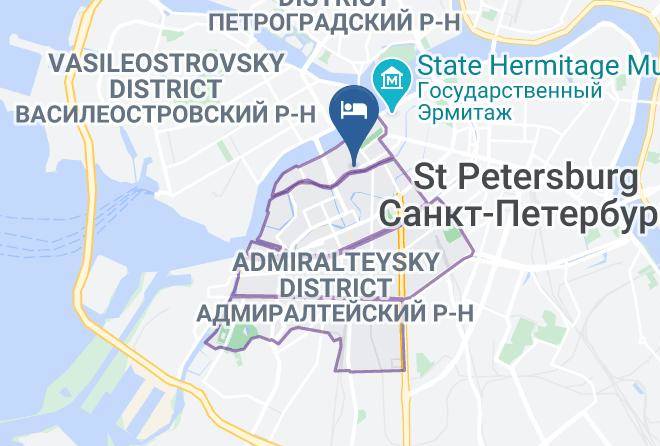 Saint Petersburg - Mini Hotel Mokko Maps