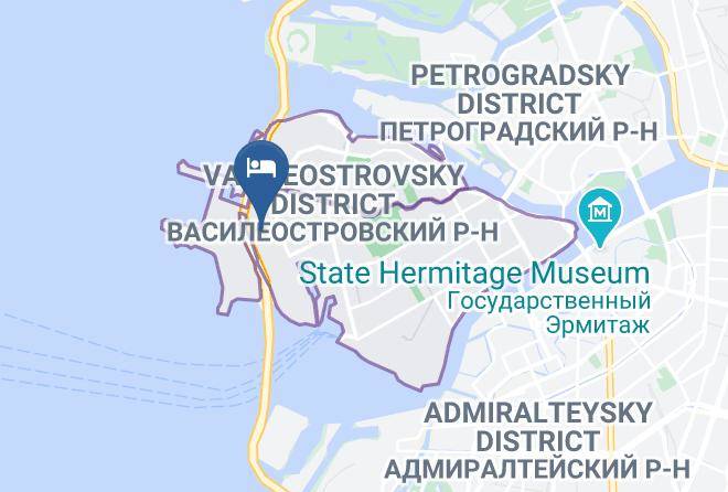 Saint Petersburg - Mini Hotel Mone Maps