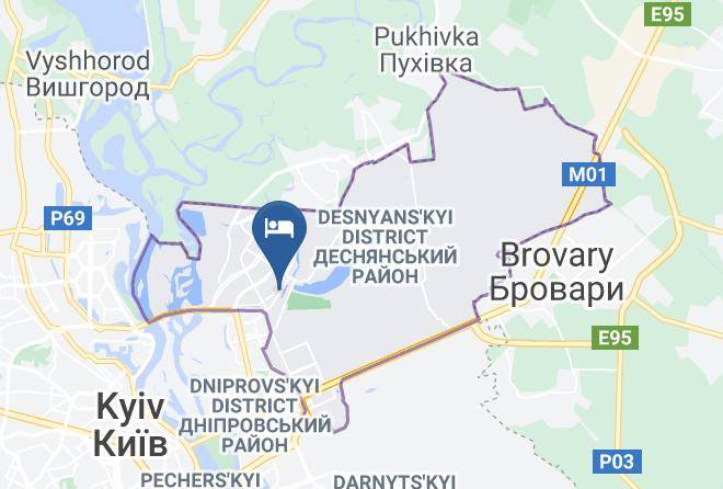 Kyiv - Mini Hotel Na Elektrotekhnichniy 18 Kyiv Maps