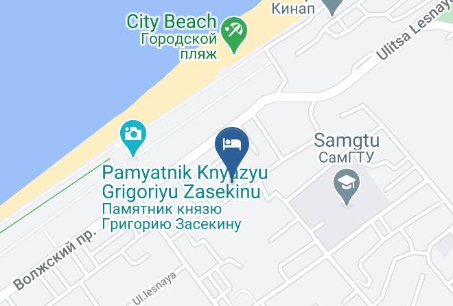 Samara - Mini Hotel Na Lesnoy Maps