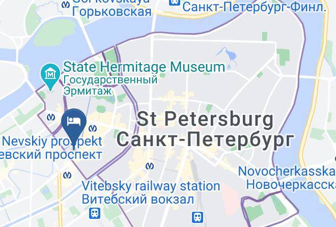 Saint Petersburg - Mini Hotel Na Mychnom Maps